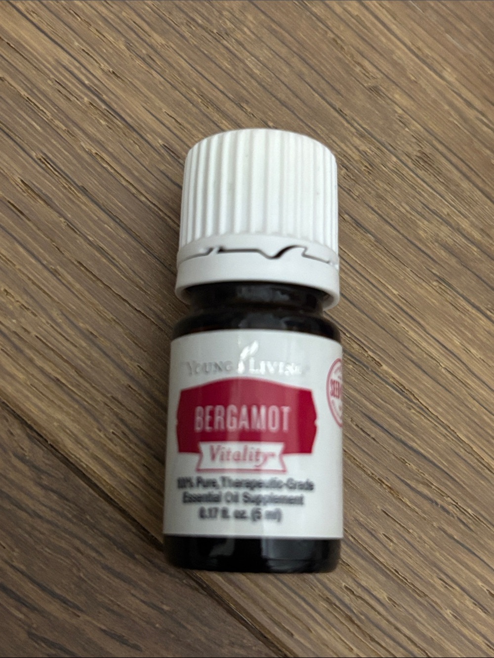 Bergamot Vitality Essential Oil by Young Living. 5 ml new/sealed
